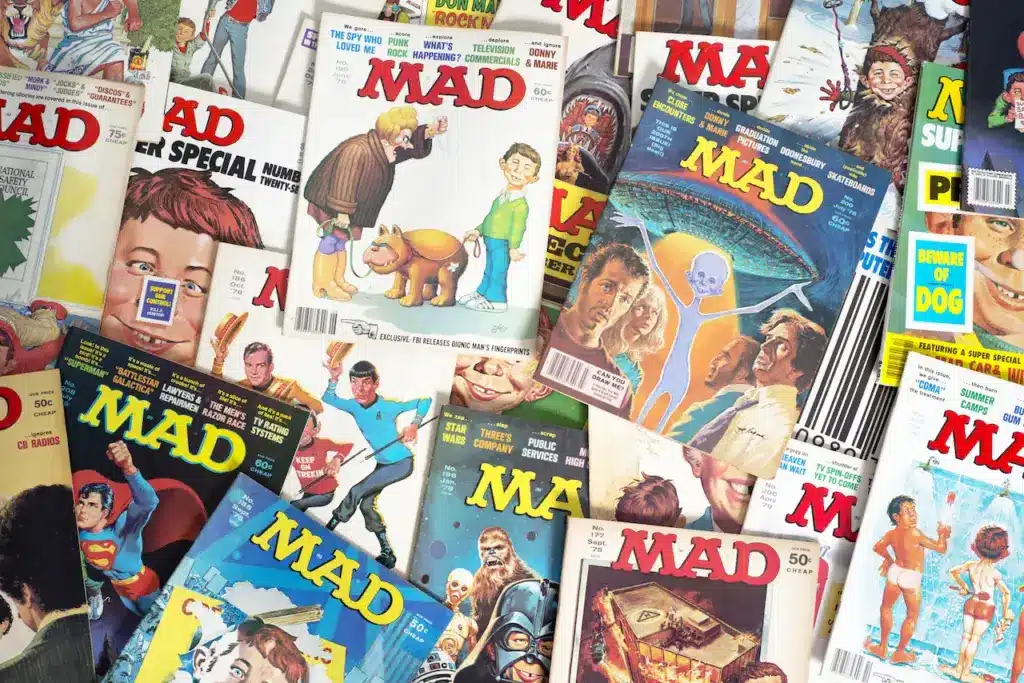 Mad Magazine Cartoon Comic Books 